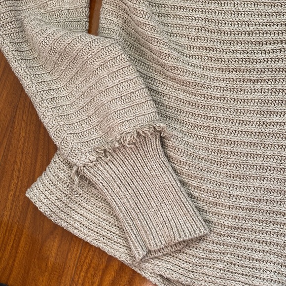 Free People Gray Knit Collared Sweater - Picture 2 of 5